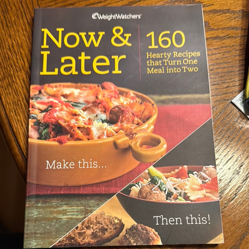 Weight Watchers Orange and Brown Cookbook for Kitchen Enthusiasts